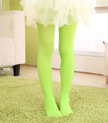 Girls' Velvet Ballet Tights | Ultra-Thin 0–15Y Dance Pantyhose