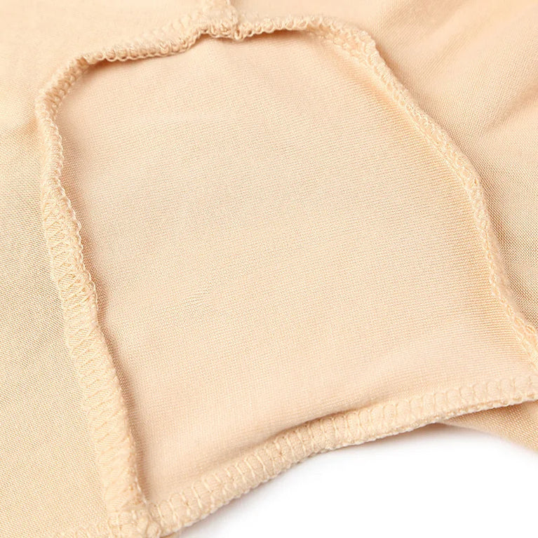 Plus Size Ice Silk Safety Shorts | Seamless Lace-Trim Under-Shorts