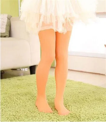 Girls' Velvet Ballet Tights | Ultra-Thin 0–15Y Dance Pantyhose