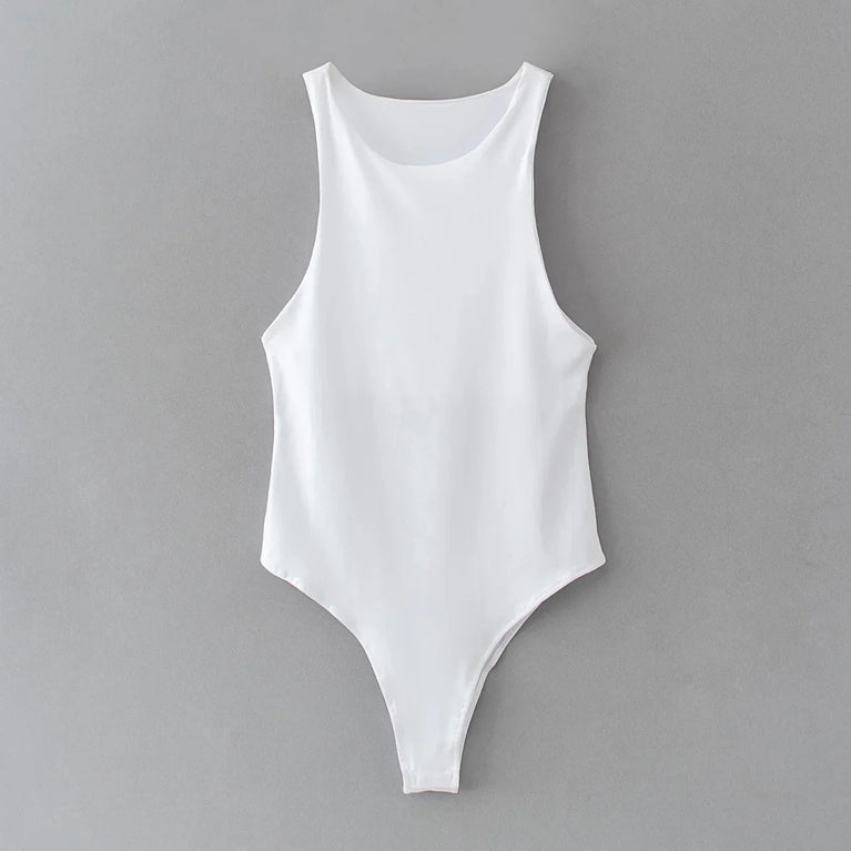 Reachshore Sexy Summer Bodysuit | High-Stretch Slim Fit Top