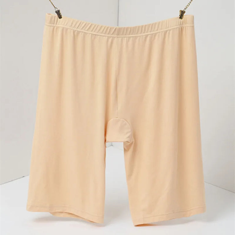 Modal Comfort Plus Size Safety Shorts | Seamless Longline Boyshorts