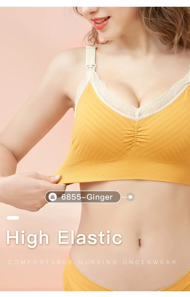 Seamless Nursing Bra – 4-Season Wire-Free Maternity Support