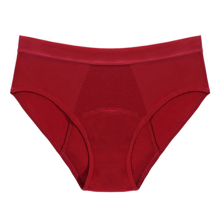 4-Layer Leakproof Period Briefs | High-Rise Absorbent Lingerie