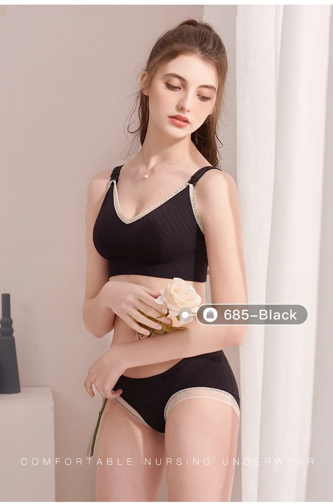 Seamless Nursing Bra – 4-Season Wire-Free Maternity Support