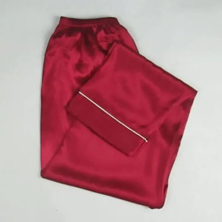 Silky Satin Pajama Pants | Soft Summer Home Trousers