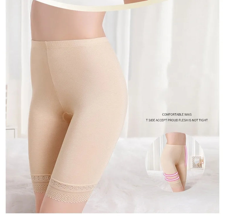 Modal Comfort Plus Size Safety Shorts | Seamless Longline Boyshorts