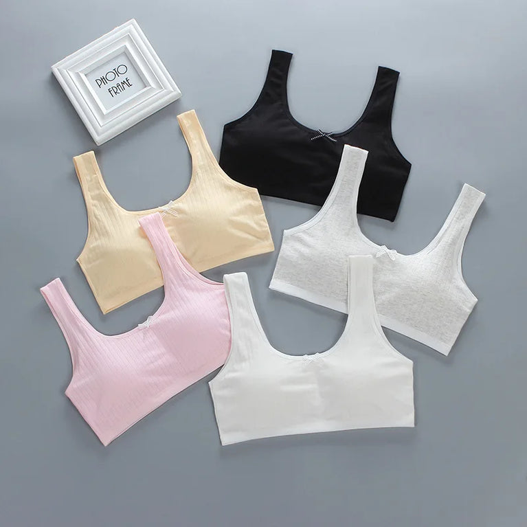 Seamless Cotton Bralette | Soft Girl Sleep & Sport Bra