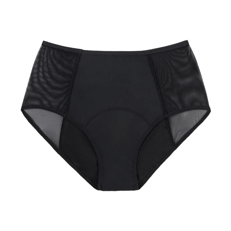 4-Layer Leakproof Period Briefs | High-Rise Absorbent Lingerie