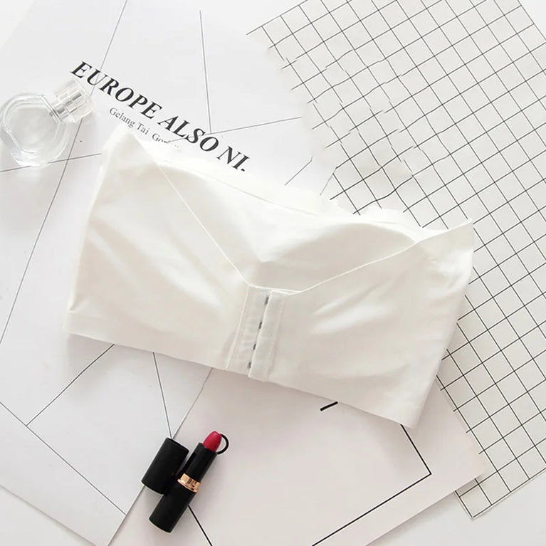Seamless Bandeau Tube Top – Lightweight Wireless Support