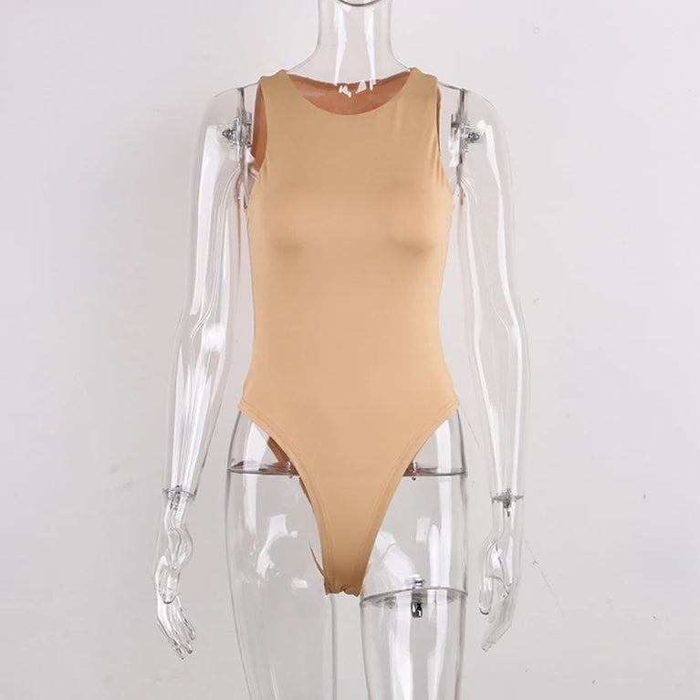 Sleeveless Off-Shoulder Bodysuit | Summer Beach Style Streetwear