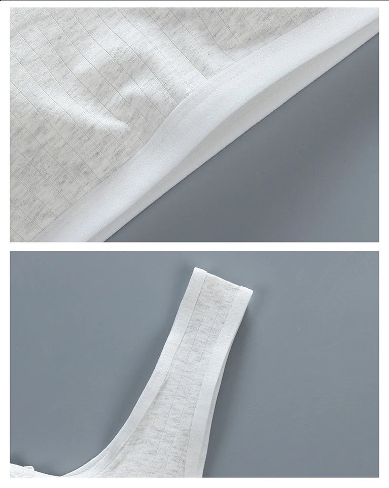 Seamless Cotton Bralette | Soft Girl Sleep & Sport Bra