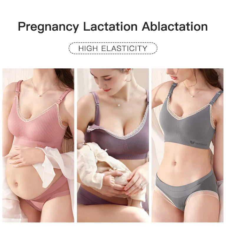 Seamless Nursing Bra – 4-Season Wire-Free Maternity Support