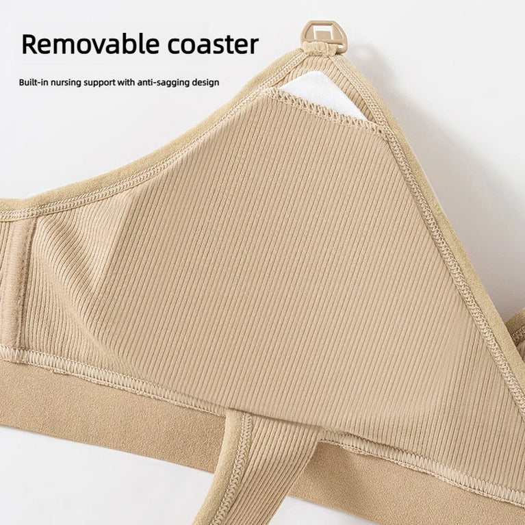 2026 Ultra-Soft Nursing Bra | Dual-Closure Maternity Fit