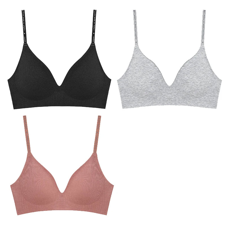 Seamless "Zero Pressure" Bra – Silky Wireless Support