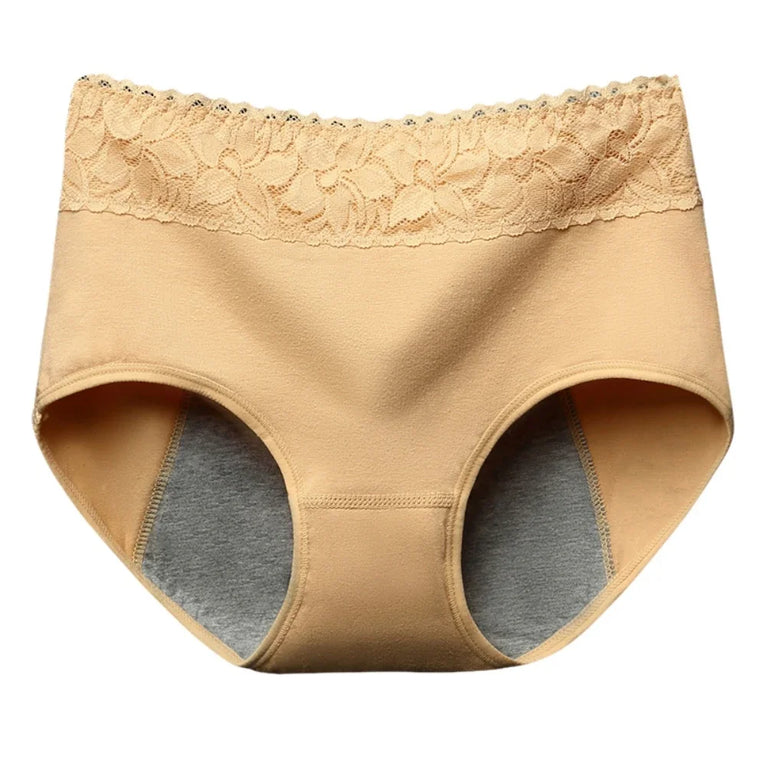 High-Rise Period Briefs | Leakproof Cotton Underwear
