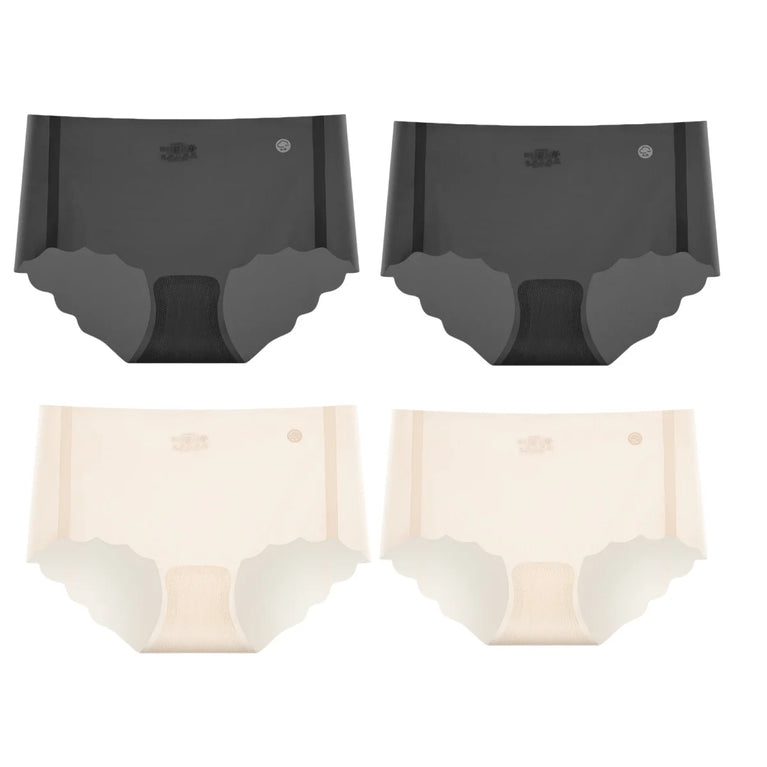 4Pcs/Set Women Panties Seamless Quick-Dry Briefs – Low-Rise Invisible Support