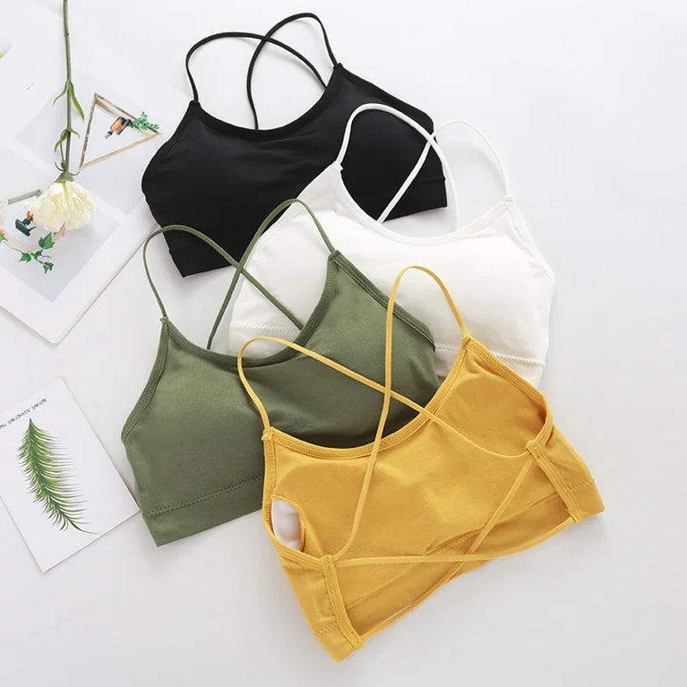 Seamless High-Stretch Sports Bra | Comfort Fit Yoga Crop Top