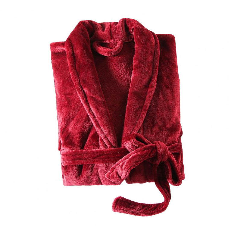 Unisex Fleece Bathrobe | Warm Thick Winter Sleepwear
