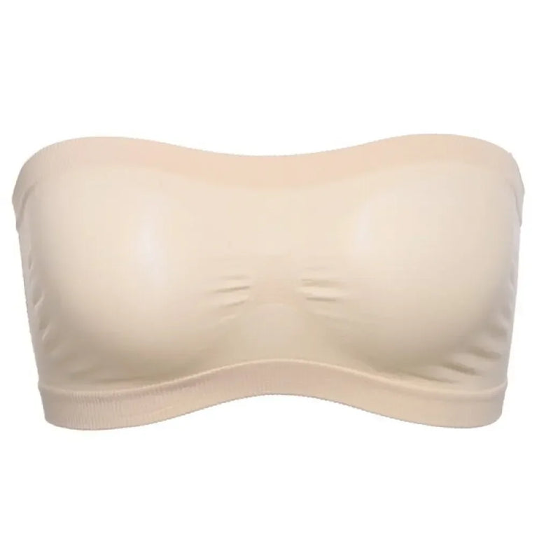 Breathable Mesh Tube Bra | Seamless Strapless Bandeau Top