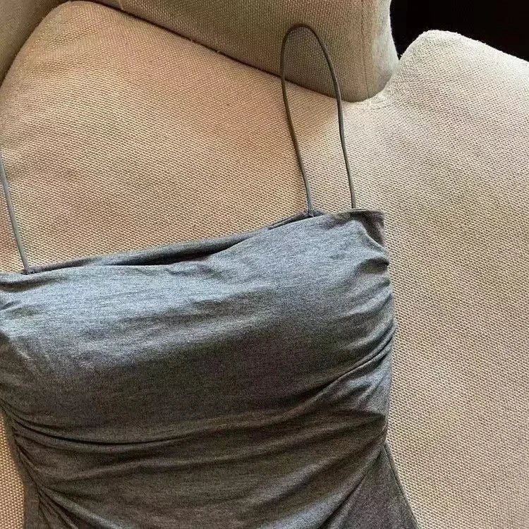 Women Summer Seamless Sexy Camisole Vest Padded Bralette Top