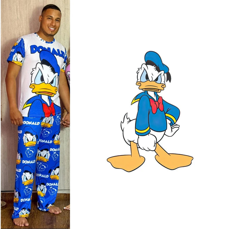 Donald & Daisy Duck Pajama Set | Quick-Dry Wide-Leg Lounge Set