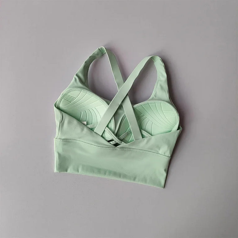 Seamless Running Bra – High-Impact Athletic Support