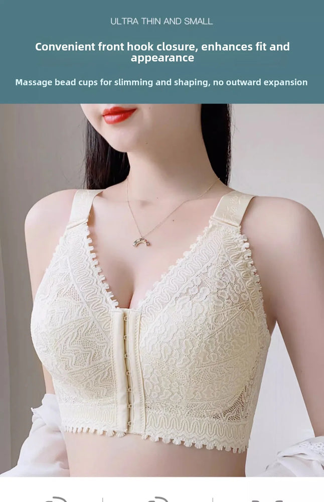 Lightweight Front-Buckle Bra | Anti-Sagging Full-Cup Support