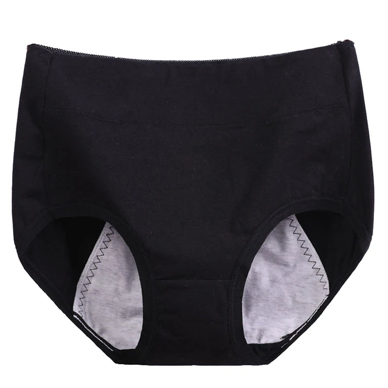 Floral Comfort Briefs – Mid-Rise Breathable Plus-Size Cotton Panties