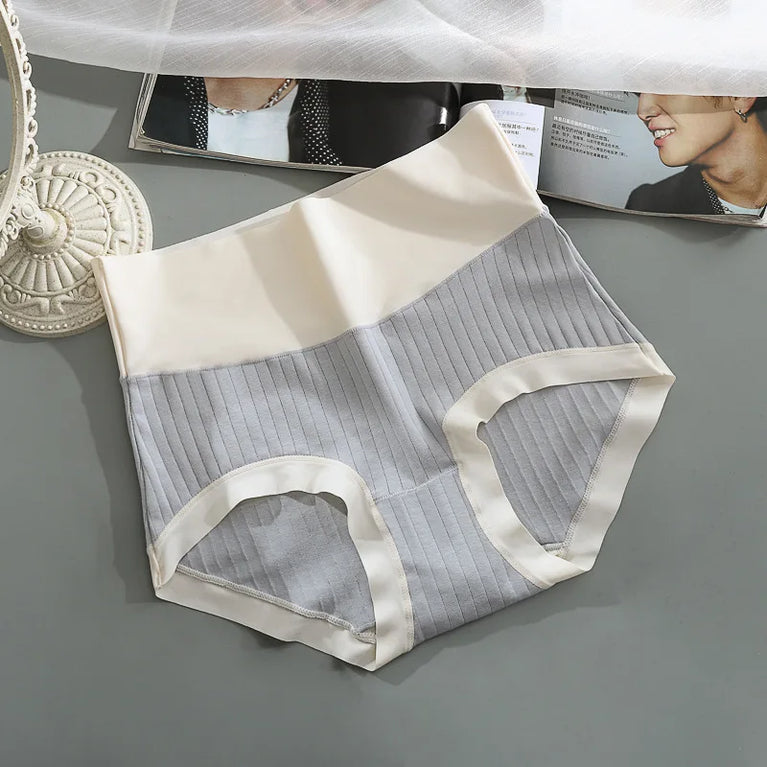 Seamless High-Waist Briefs | Invisible Cotton Comfort Set
