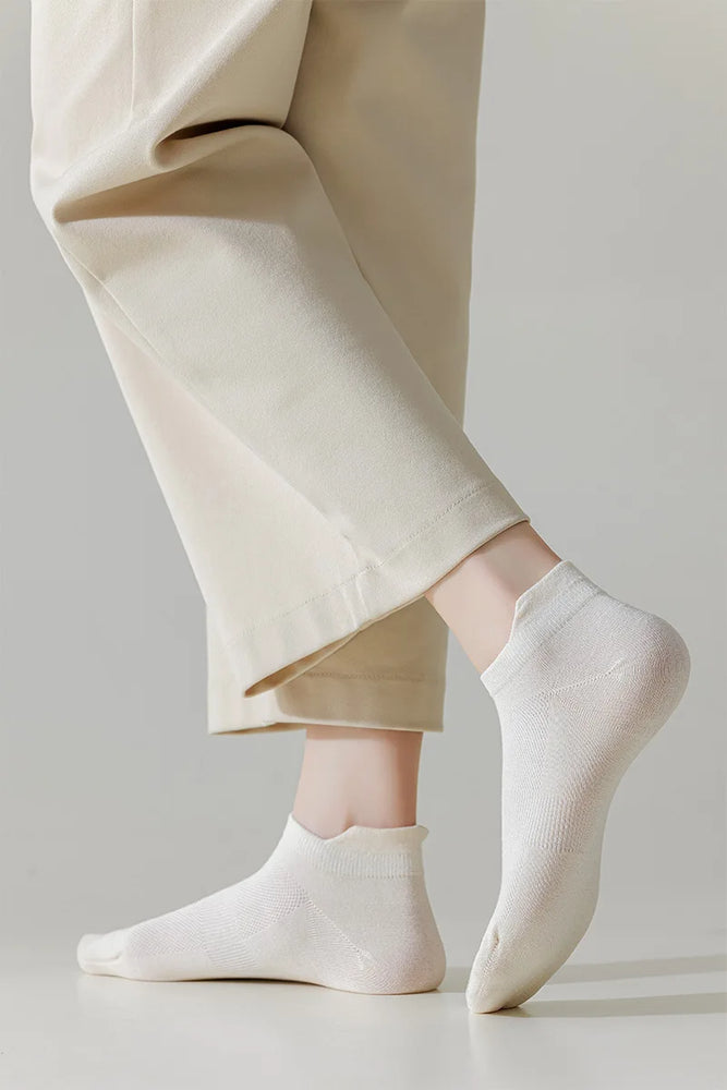 Bamboo Fiber Socks | 5-Pack Invisible Summer Liner
