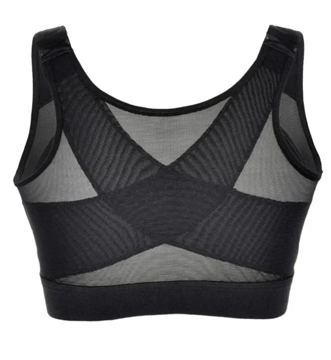 Front-Open Support Bra – Wireless Metal-Free Comfort