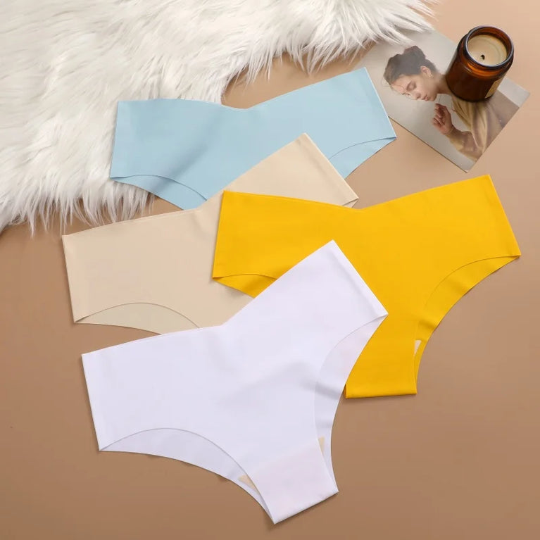 V-Waist Briefs (6-Pack) – Low-Rise Seamless Invisible Panties