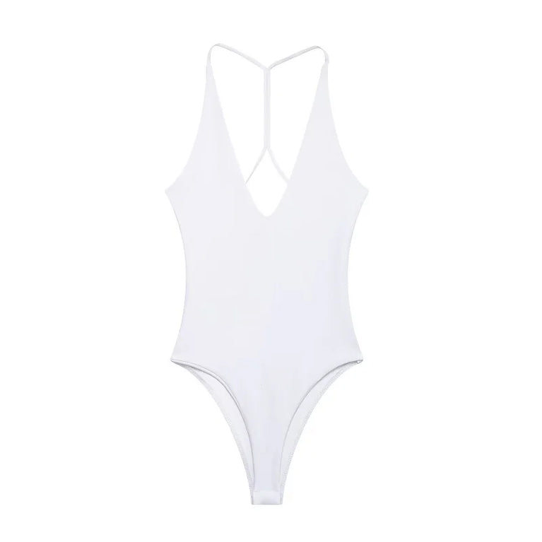 Backless Bustier Bodysuit | Sexy Sleeveless Summer Top