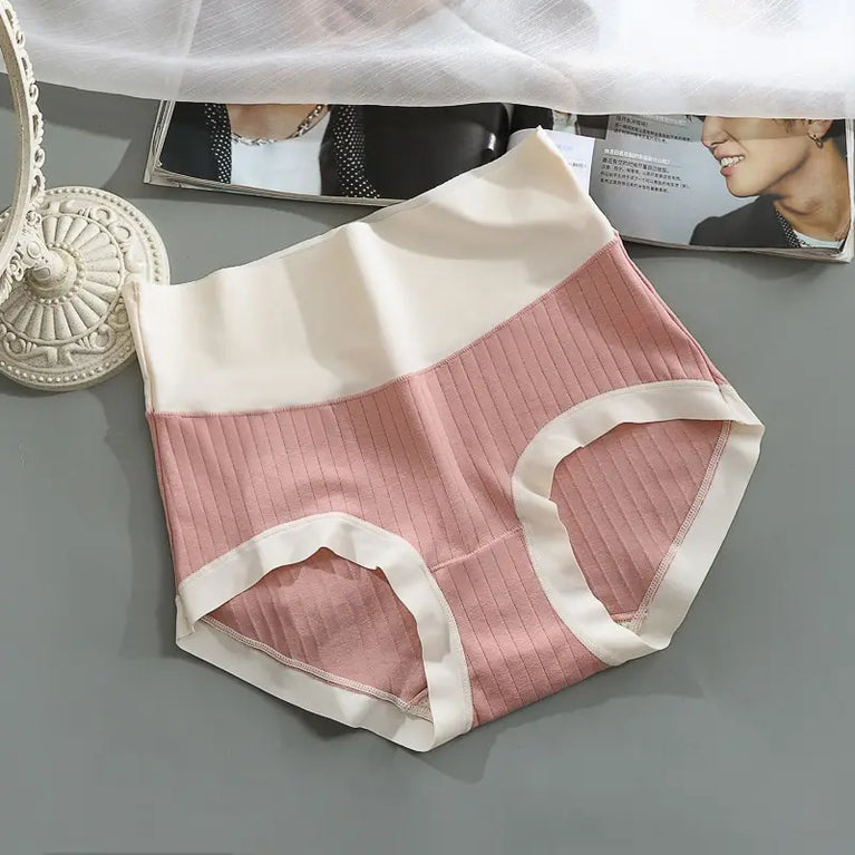 Seamless High-Waist Briefs | Invisible Cotton Comfort Set