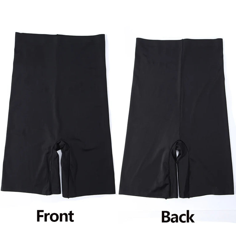 Seamless Hi-Waist Safety Boyshorts | Anti-Chafing Tummy Control Underwear