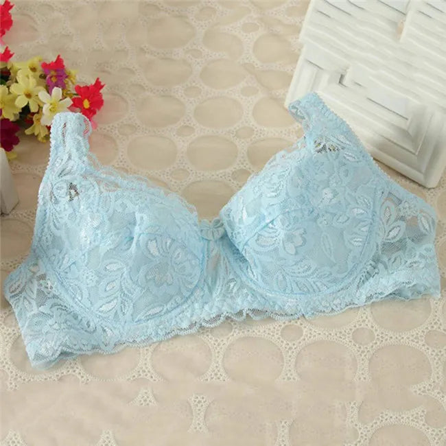 Lace Summer Push-Up Bra | Breathable Full-Coverage Lingerie