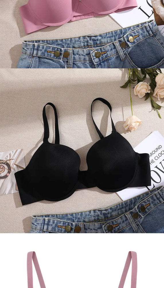 Seamless Push-Up Bra – Wireless Everyday Support
