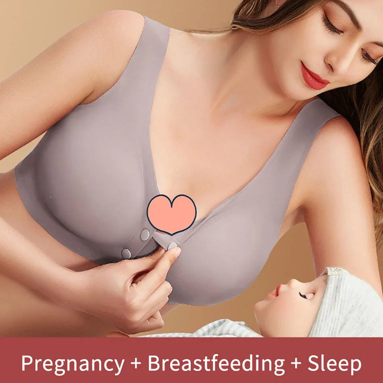 Wood Pencil Lightweight Nursing Bra | Front-Opening Support