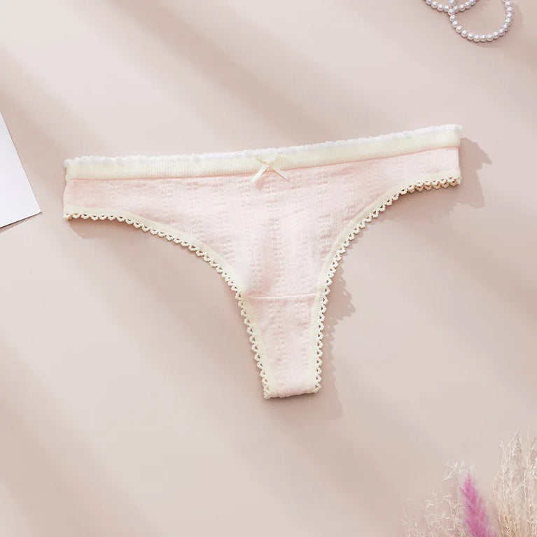 Cute Print Cotton Thongs | Soft Sexy Summer Tangas