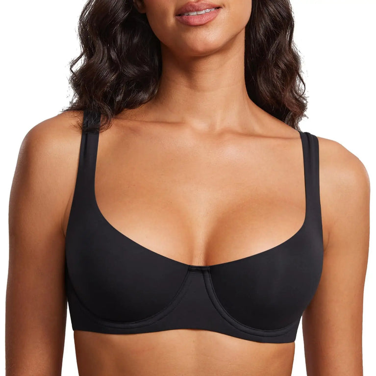 Full Support Seamless Balconette Bra | Unlined Invisible Duo