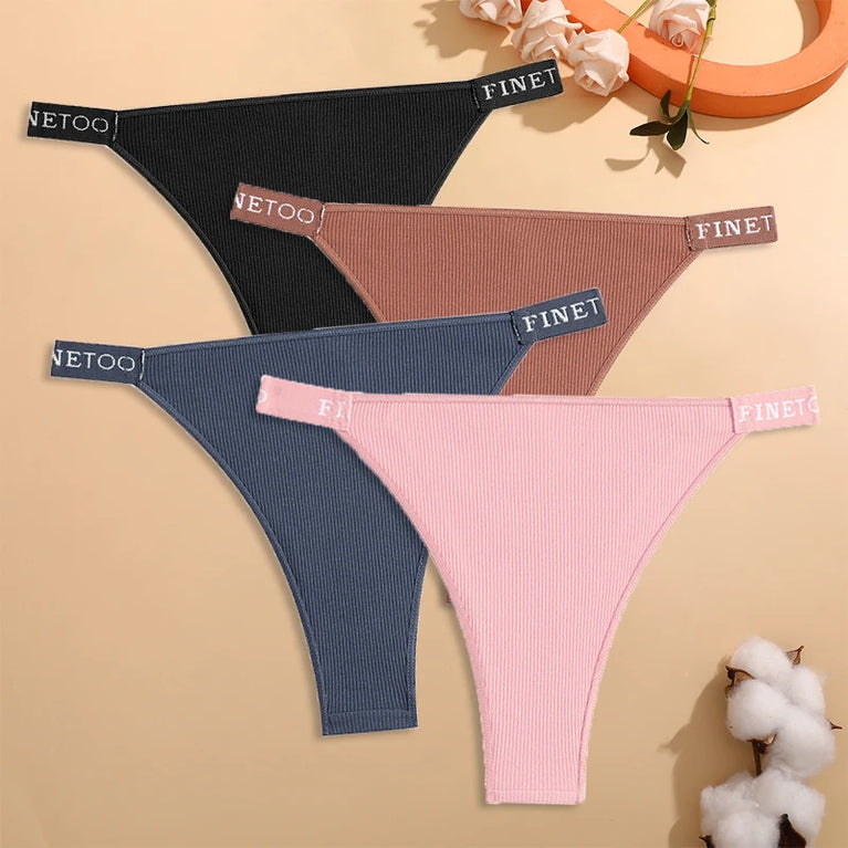 Seamless Cotton Briefs – Low-Rise Natural Comfort
