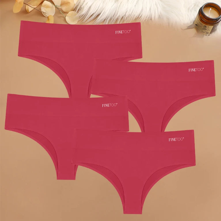 Ice Silk Seamless Panties | Ultra-Thin Brazilian Briefs