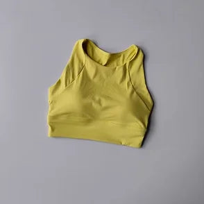 Breathable Seamless Sports Bra – High-Impact Running Support