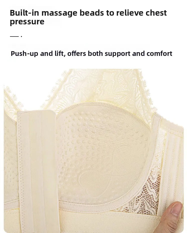 Lightweight Front-Buckle Bra | Anti-Sagging Full-Cup Support