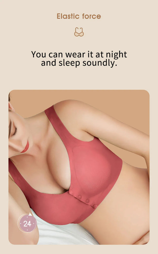 Wood Pencil Lightweight Nursing Bra | Front-Opening Support
