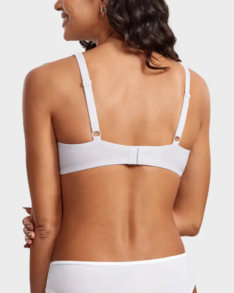Full Support Seamless Balconette Bra | Unlined Invisible Duo