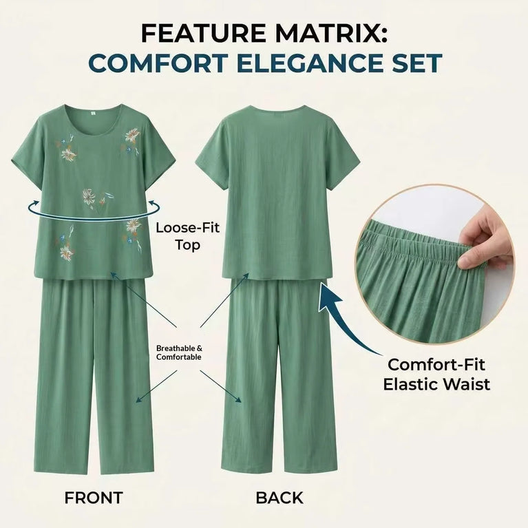 Women’s Summer Print Pajama Set | Short-Sleeve Loungewear