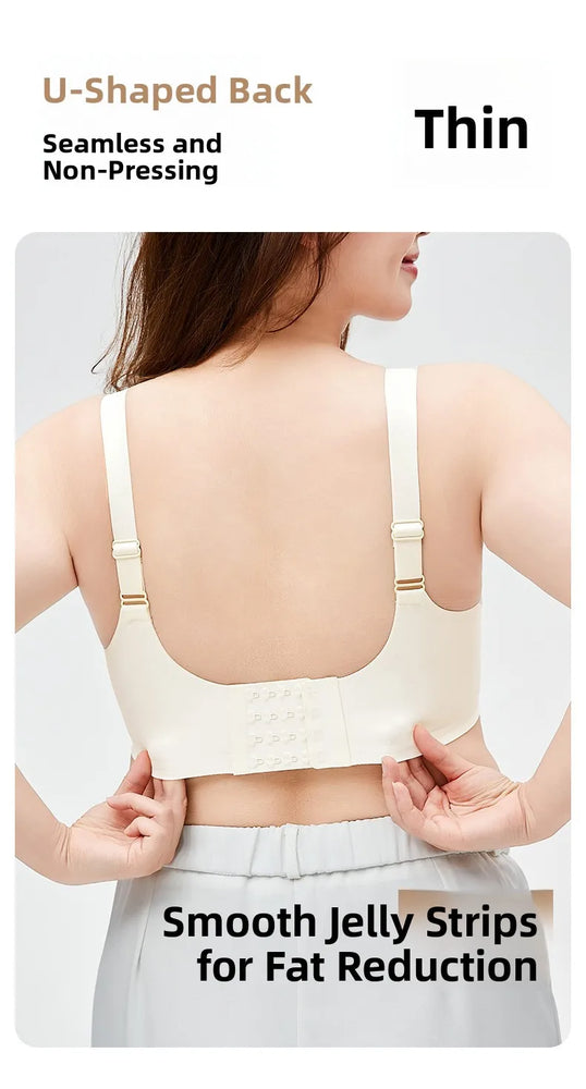 Ice Silk Wireless Shapely Bra | Anti-Sagging Full-Cup Support