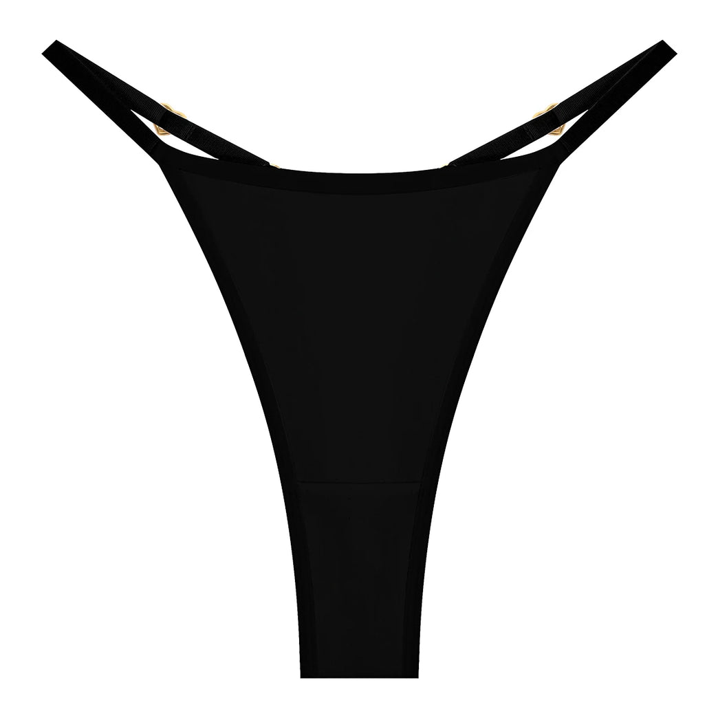 Elegant Women’s Solid G-String | Breathable Seamless Thong