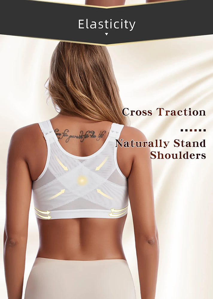 Front-Closure Compression Bra | Wireless Post-Op Fit
